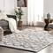 Nuloom Jaycee Abstract Soft Shaggy Textured Fringe Area Rug 4ft x 6ft GCUW21A-406 - alternate 1